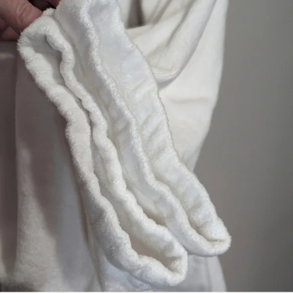 Mens Polo Ralph Lauren Bath Robe Size L/XL White Terry Cloth Pony Horse - Picture 11 of 14